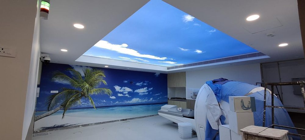 Commercial glass partition with switchable smart glass